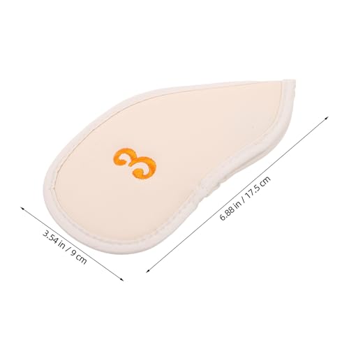 Housses de golf blanches pour fers protection légères set 12 - 2