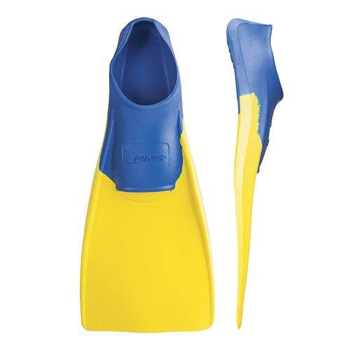 FINIS Long Floating Fins , Blue/Yellow, XS (US Male 1-3 / US...