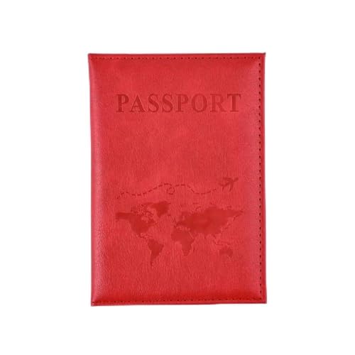 BODOBTF Donne Uomini Lettera Amante Passaporto Cover Uomini Donne Viaggio Passaporto Custodia In Pelle Carino Passaporto Portafoglio Borsa Ragazza Porta Carte, Azzurro, Taglia unica
