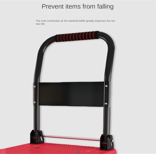 Carretilla plegable de plataforma móvil resistente miniatura 5
