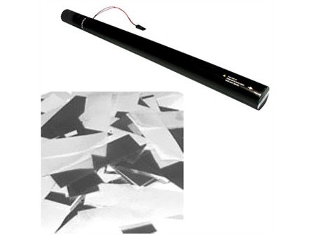Showtec Canon à confettis électrique Pour utilisation avec fx shot Blanc/argenté 80 cm