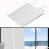 Smart Film - PDLC Smart Film - Switchable Adhesive Smart Film, Smart Tint, Smart Glass for Home Office Window, Door and Sliding Doors (59.5