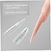 Dual Forms 15 Sizes Clear Nail Extensions Warp-Resistant 240PCS False Nail Tips for Beginners & Professionals Forms Gel Tips Clear Dual BEAUTY..