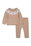 Escote: Cuello redondo C&A Conjunto De Algodón Niña De Bebé Ajuste Regular Decorado Impreso, havanna, 12 meses