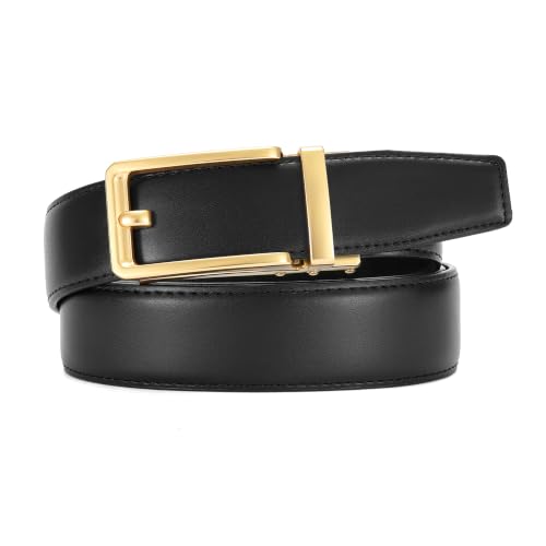 Image of CHAOREN Click Belts for Men - Mens Ratchet Belt 1 3 /8 inch for Dress Pants - Perfect Companion to Men's Oxfords