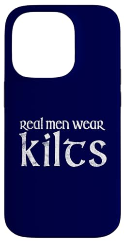 Scottish Souvenir for Scotland Lovers - Real Men Wear Kilts �X�}�z�P�[�X iPhone 14 Pro �p