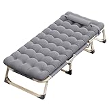 ZXDRYBHD Cama Abatible, Mueble Cama Plegable para Exteriores, Cuna Plegable para Acampar para Adultos, para Exteriores, Piscinas y Playas(XXL)