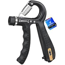 GRIFEMA GA5003 Hand Grips Strengthener, Forearm Strengthener, Hand Gripper with Counter, Adjustable Resistance 5-60kg, for Muscle Building and Injury Recovery