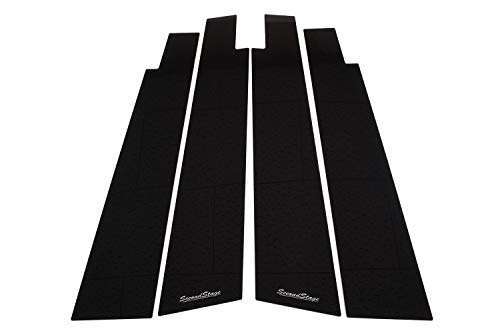 SecondStage(セカンドステージ) スズキ スイフトスポーツ ピラーガーニッシュ 純正バイザー装着車専用 ピアノブラック/ S013BLK