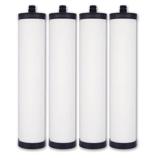 Doulton Ultracarb M15 |4 Pack| Drinking Water Ceramic Candle Filter | Reduces Contaminants | Improves Taste & Odour | Compatible with Franke 02, Triflow, Filterflow 1st & 2nd Gen Plastic Housing