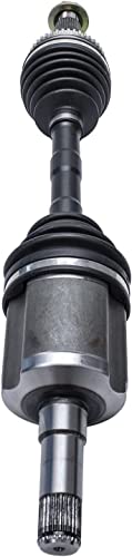 Image of Detroit Axle - 4WD Front 2pc CV Axles for 2007-2014 Ford Edge Lincoln MKX, 2008 2009 2010 2011 2012 2013 2 CV Axle Shafts Assembly Set Replacement