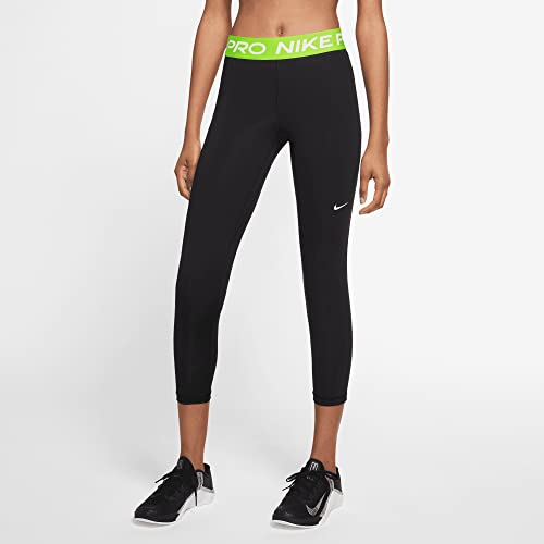 Nike-Womens-Pro-365Womens-Mid-rise-Cropped-Mesh-Panel-LegginGrade-School