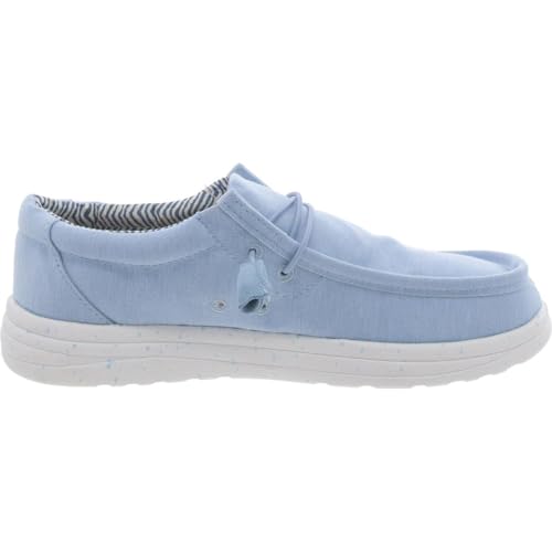 Image of Lamo Footwear Women's Paula Breeze Casual Shoes Moc Toe Blue 9 M