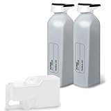 SPLENDIDCOLOR PW300 PW350 Toner Replacement for OCE Plotwave 300 340 345 350 360 365 500 Printer.2-Pack Black Toner Cartridge and 1 Waste Toner
