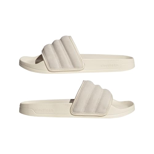 Image of adidas Women ADILETTE SHOWER Synthetic Swim Slide FTWWHT /GOLDMT /BOGOLD | LUT50