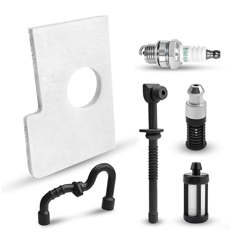 Tune Up Kit Compatible with Stihl MS170 MS180 017 018 Chainsaw with Air Filter & Spark Plug & Fuel Filter 1130 007 1800 1130071800, MS170 MS180 Tune Up Kit