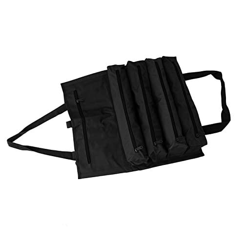 Organizador de rolo de ferramentas, tecido Oxford 600D 2 ganchos bolsa de rolo de ferramentas multib