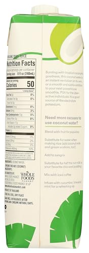 Image of 365 by Whole Foods Market, Coconut Water, 33.8 Fl Oz