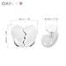 uxcell 4Pcs Toilet Tank Button toilet button pusher Love Heart Shaped Flushing Toilet Button Pusher Toilet Replacement Part for Women Long Nail White Pink