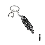 Wuiizhoxs Creative Car Key Chain, Model Accessories, Adjustable Shock Absorber Model, Suspension Spring Shock Absorber Key Chain, Fun little gadgets