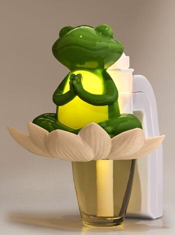 Bath Body Works Wallflowers Fragrance Plug Yoga Frog Nightlight, 1 Count (Pack of 1)