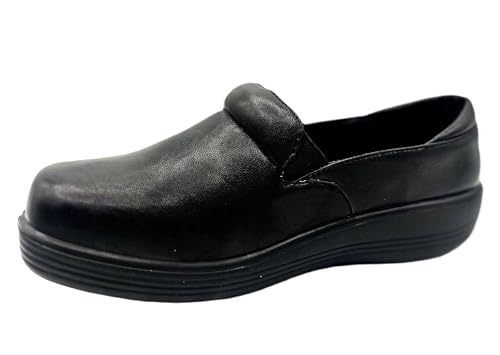 Glolily Kate Women's Slip-On Shoe - Professional Lightweight Extra Cushion, Slip-Resistant Work Shoe with Removeable Supportive Orthotic Arch Support Footbed