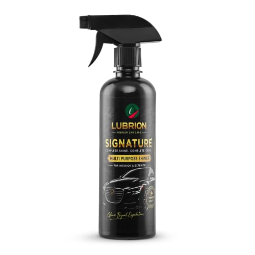 Image of Signature Multi Purpose Shiner - Premium Car Polish for Interior & Exterior, UV Protectant & Dust Repellent for Plastic, Vinyl & Leather | 500ml