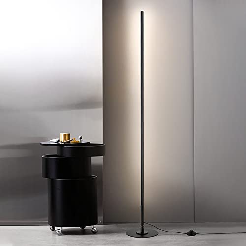 Lámpara LED de pie para iluminar escritorios y salones con luz cálida y cabezal ajustable de 30 grados