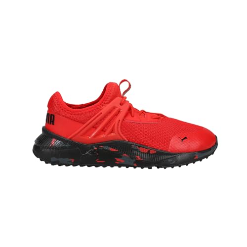 PUMA PUMA Shoes Pacer Future Alternate Closure Sneaker, 11 US Unisex Little Kid, High Risk Red Black-Castlerock