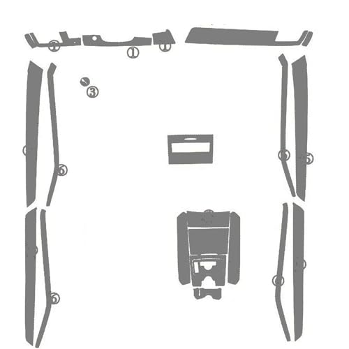 Garniture carbone Mercedes Classe E W212 habillage luxe 3D