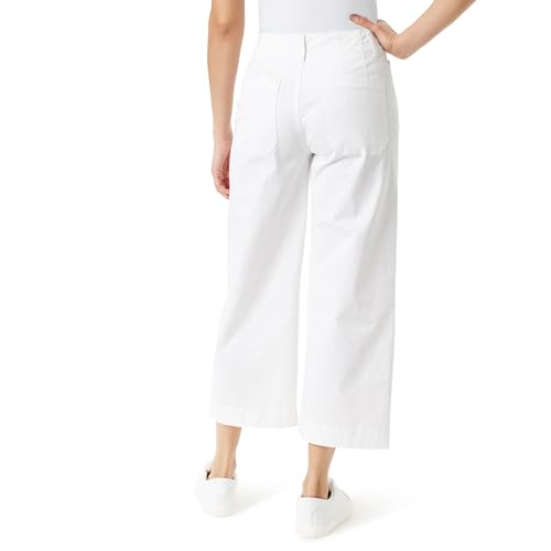 Gloria Vanderbilt Women's Tummy Sculpt Wide Leg Crop with Patch Pockets Standard3