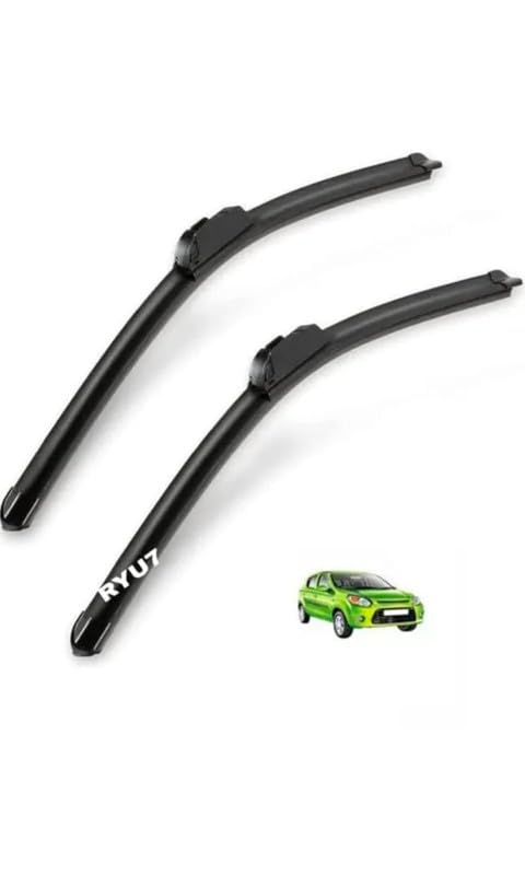 Image of Aerodynamic Design Frameless Wiper Blades Compatible with Alto 800,Alto K10 Size- 18 inch 16 inch (Pack of 2)