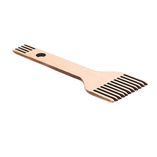 Weaving Loom Comb Tapestry Two Headed Wooden Fork Comb Weaving Machine Accessories Wooden Weaving Loom Comb Beech Wooden Loom Comb Wooden Weaving Comb Lumber Timber Weaving Looms