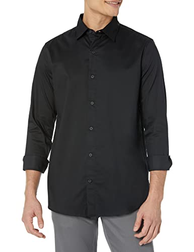 Amazon Essentials Dress Shirts, Button Down, Long Sleeve, Regular-Fit Stretch