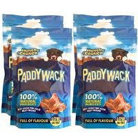 Bundle Multipack 400g Munch & Crunch Tasty Beef Paddywack - Dehydrated Dog Food Snack Treat Chews for Dogs - 100% Natural Meaty Bites - 5 Item pack with a Kerhoot Guide To Happy & Healthy Dogs Booklet