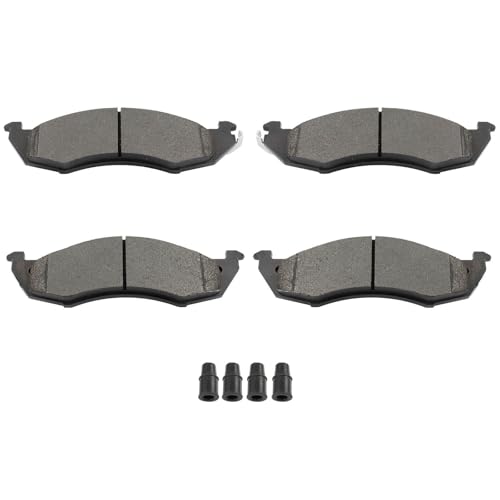 Image of cciyu D576 Brake Pads w /Hardware Front Disc Brake Pad Set | Fit For Mercury For Villager 1993-2002,For Nissan For Quest 1993-2002