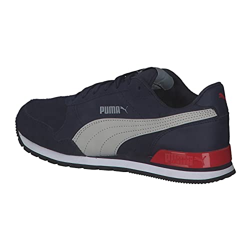 Image of Puma Unisex's St Runner V2 Sd Jr Trainers, Peacoat Gray Violet High Risk Red, 6 us
