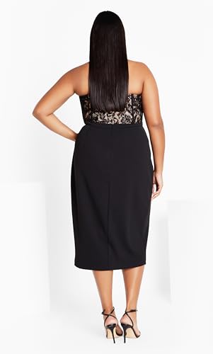 Image of City Chic Women's Plus Size Dress - Perfect Date