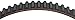 Dayco 95190 Timing Belt, Black