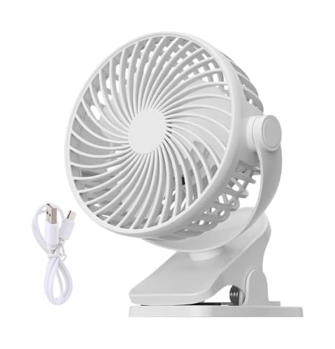 Ventilador con pinza para combatir el calor en el coche, mini extractor USB multicolor 2