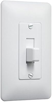 TayMac 5070W Paintable Cover-Up Wall Plate Frame for Toggle Switch, White, 1-Gang