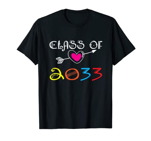 Class of 2033 Back to School 2021 2022 for boy and girl T-Shirt
