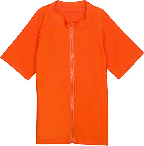 SwimZip UPF 50+ Short Sleeve Rash Guard for Boys' and Girls' - Baby, Toddler, Kids