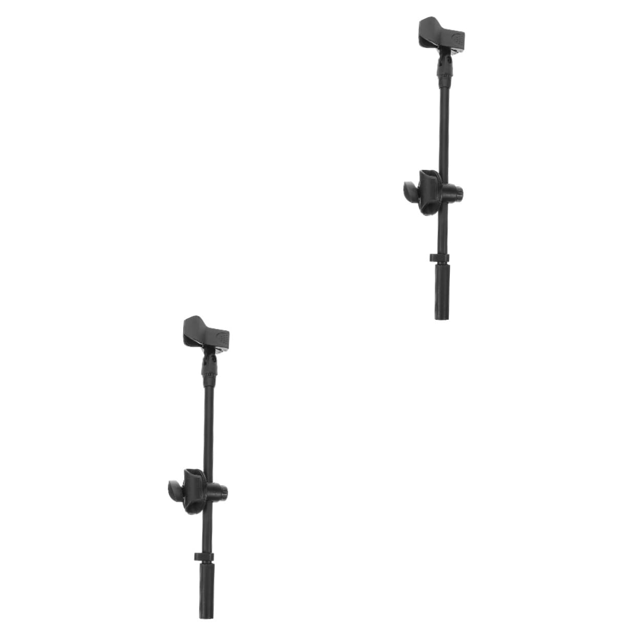 VICASKY 2sätze Mikrofon Arm Mit Dual-mikrofonclip Einstellbarer Metall-mikrofonstativ Für Gaming Und Podcasting Drehbar Kompakt Und Tragbar Für Mikrofone Geeignet