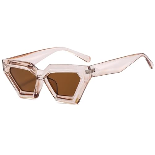 Lunettes de soleil œil de chat rétro avec protection UV400 pour un style punk unisexe au quotidien