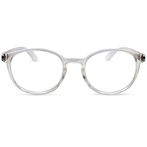 In Style Eyes Opulent Reading Glasses, Classic Oval Style, Clear, 2.5x