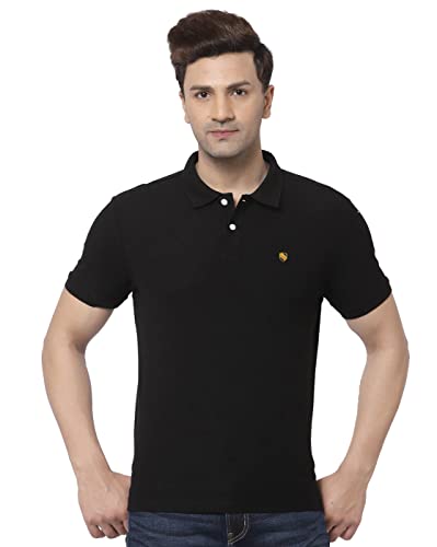 Image of Men's Casual Cotton Polo Tshirt (N1002-AIRFORCE mp)