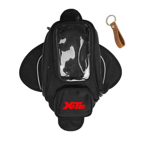 HUIGAR Tankrucksack Motorrad Für Yamaha XT 250 500 XT250 XT500 Motorrad-Tankrucksack(rot)