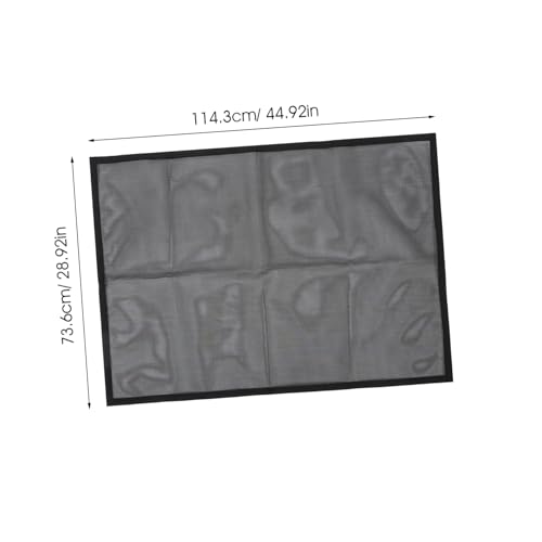 Écran pare-étincelles cheminée en acier robuste UKCOCO 29x45 pouces haute protection - 3