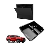 Muslogy Center Console Organizer & Hidden Storage Box Compatible with 2025 2026 Toyota 4Runner Accessories Armrest Privacy Console Divider Storage Box Card Slot Tray Divider Organizer ABS Material